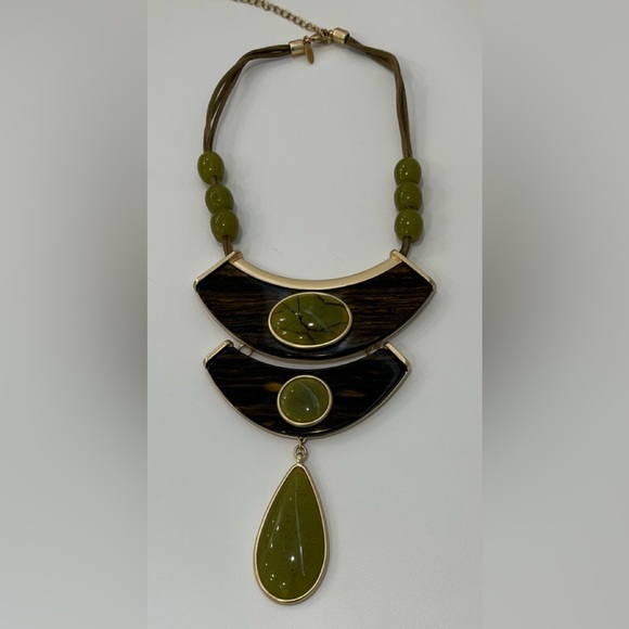 CHICO’S Malaya Statement Necklace, One Size - Picture 1 of 6